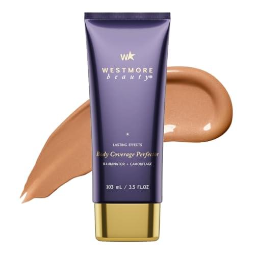 Westmore Beauty Body Coverage Perfector – Waterproof Leg & Body Makeup – Tattoo Cover Up Makeup – 7 Oz (Golden Radiance) Westmore Beauty Body Coverage Perfector – Waterproof Leg & Body Makeup – Tattoo Cover Up Makeup – 7 Oz (Golden Radiance)